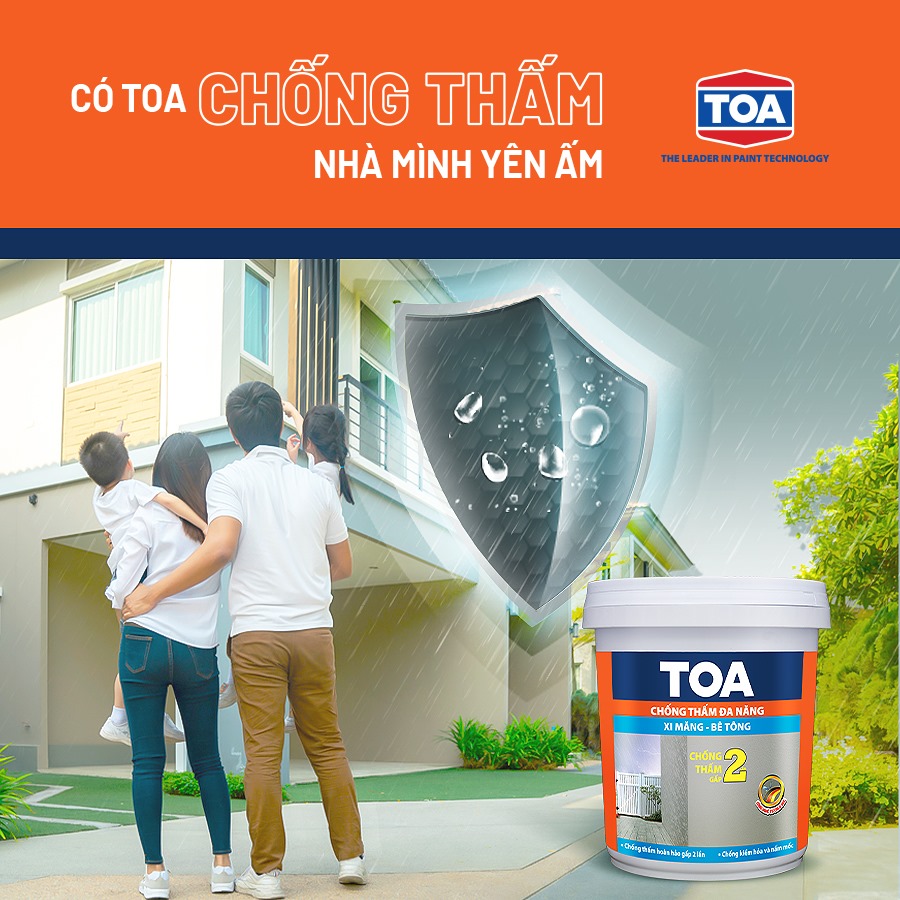 Chống Thấm Tường TOA Chống Thấm Đa Năng -20kg