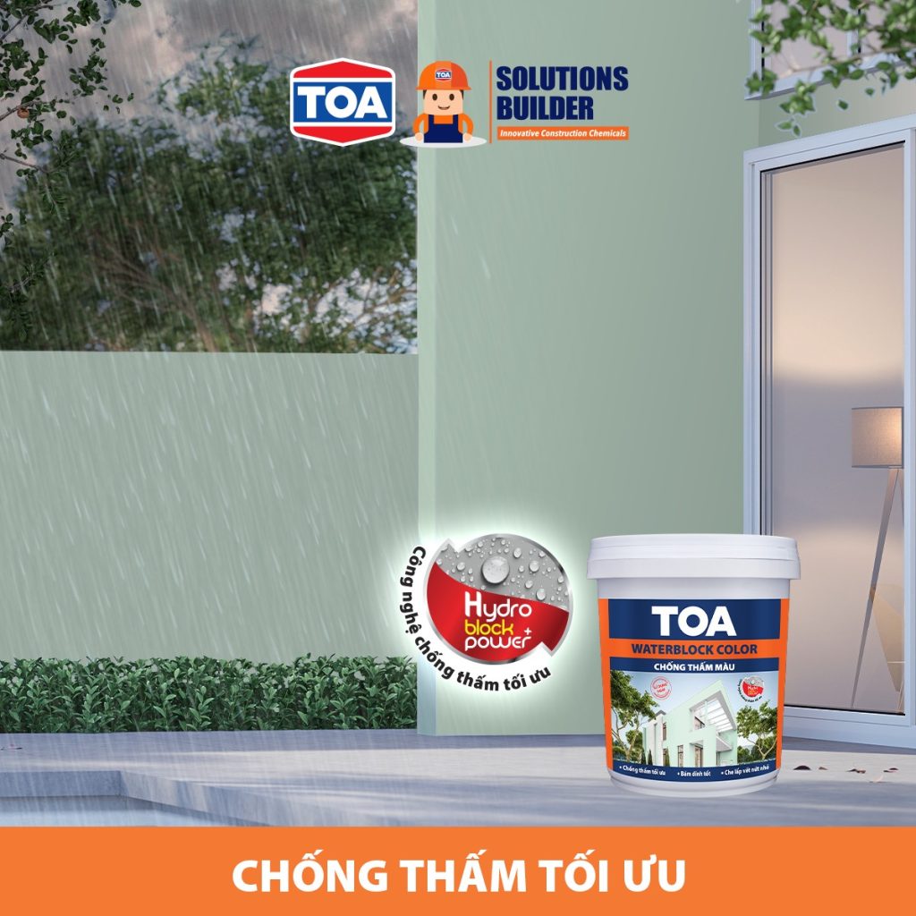 Sơn Chống Thấm Màu TOA Waterblock Color-20kg