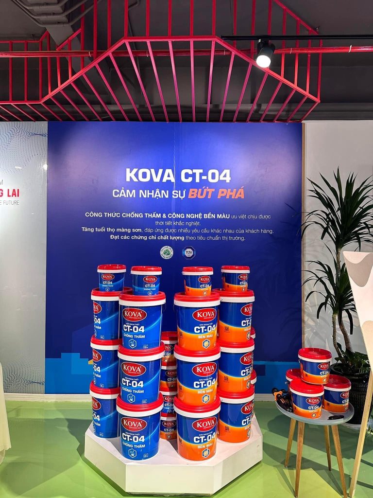 SƠN NGOẠI THẤT CAO CẤP KOVA CT-04 CHỐNG THẤM