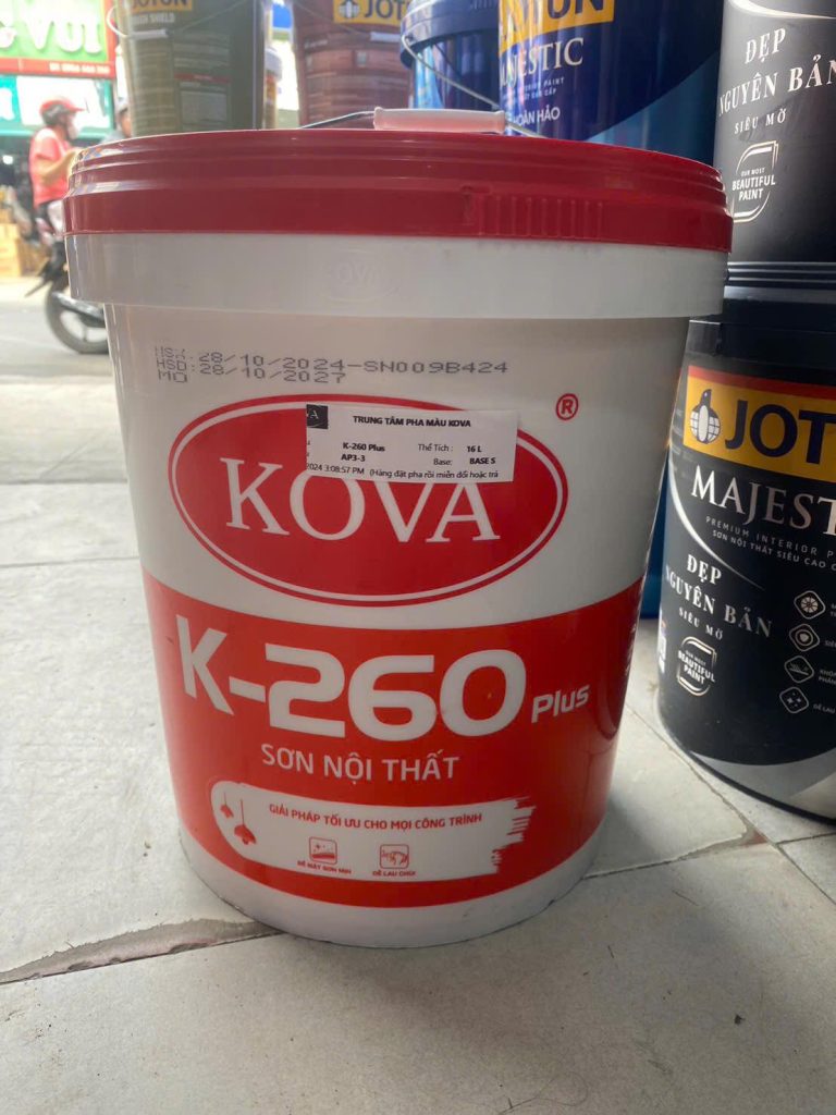 Sơn nội thất KOVA K-260 Plus (MỜ) -Thùng 16L