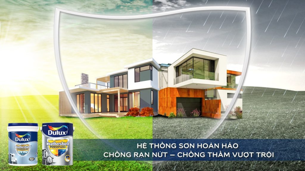 Sơn Dulux Weathershield Powerflexx Bề Mặt Mờ-5L