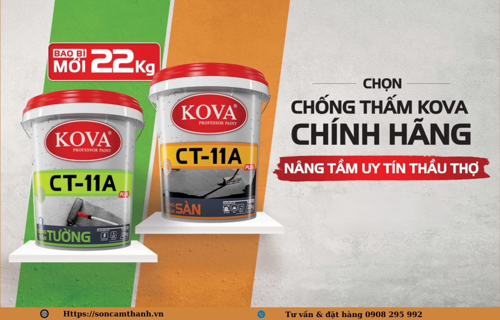 Chống Thấm Cao Cấp KOVA CT-11A Plus Tường