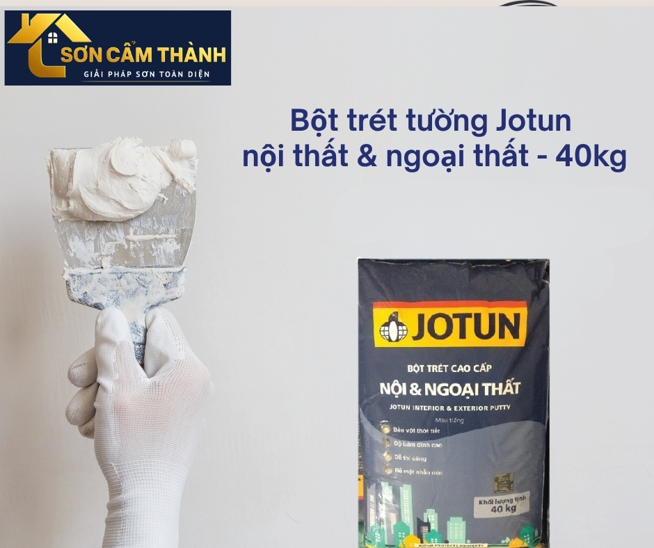 Bột trét tường Jotun nội thất & ngoại thất - 40kg