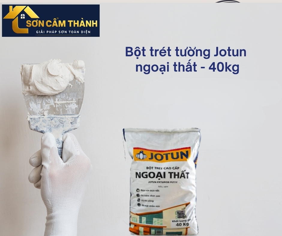 Bột trét tường Jotun ngoại thất chính hãng tại Quảng Ngãi – Giải pháp bề mặt hoàn hảo cho mọi công trình