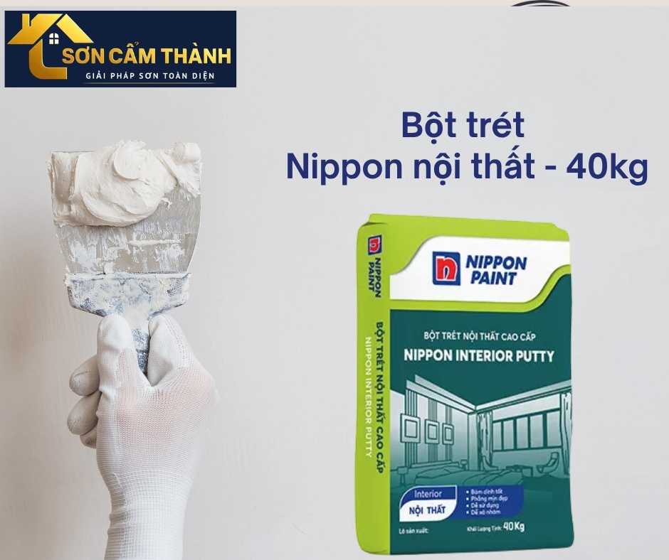 BỘT TRÉT NIPPON NỘI THẤT – GIẢI PHÁP CHO BỀ MẶT TƯỜNG MỊN ĐẸP TẠI QUẢNG NGÃI