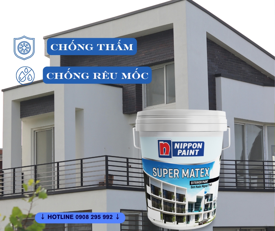 Sơn Ngoại Thất Nippon Super Matex