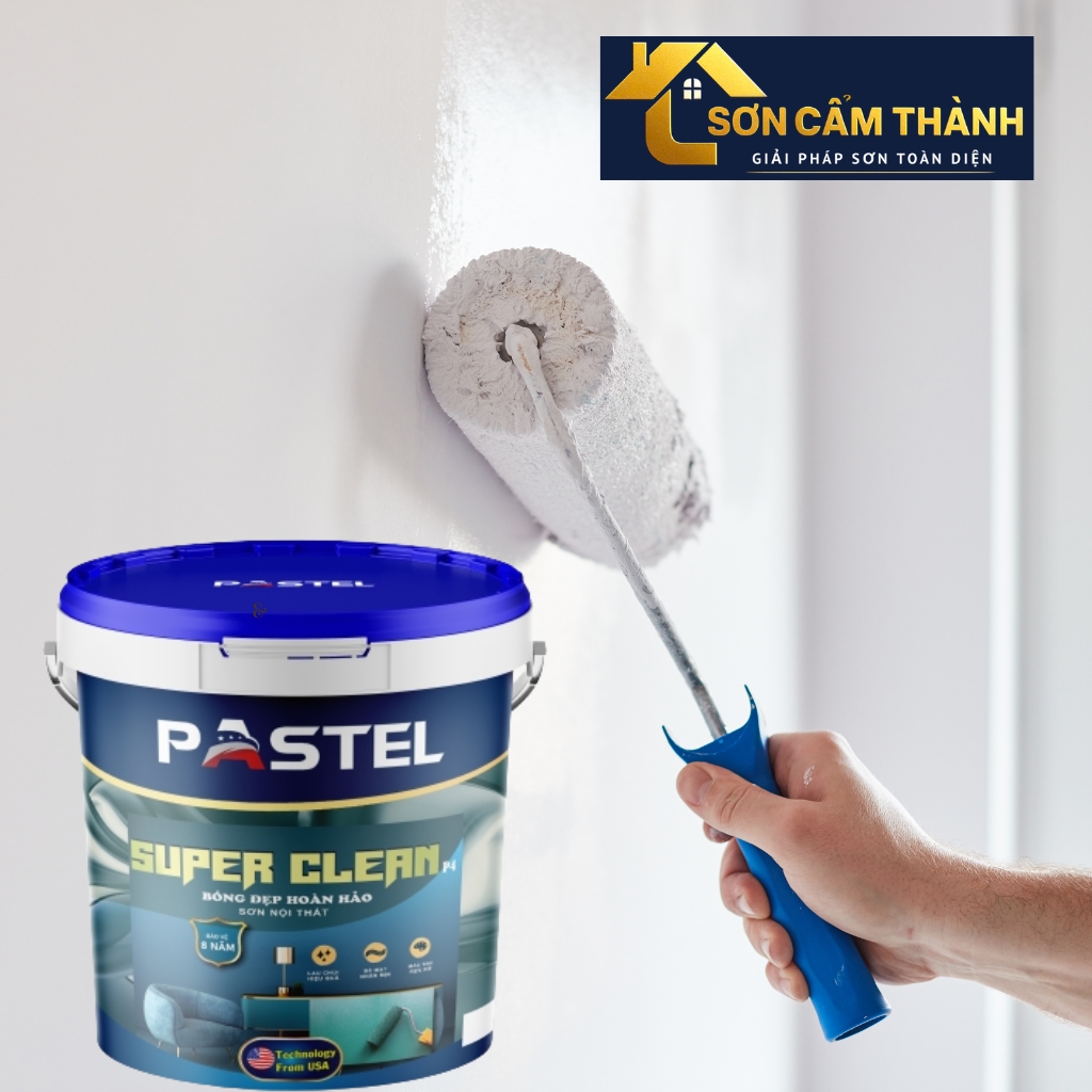 Sơn Nước Nội Thất Bóng Đẹp Hoàn Hảo Pastel Super Clean