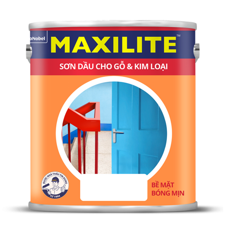 SƠN DẦU MAXILITE CHO GỖ & KIM LOẠI 2,5L
