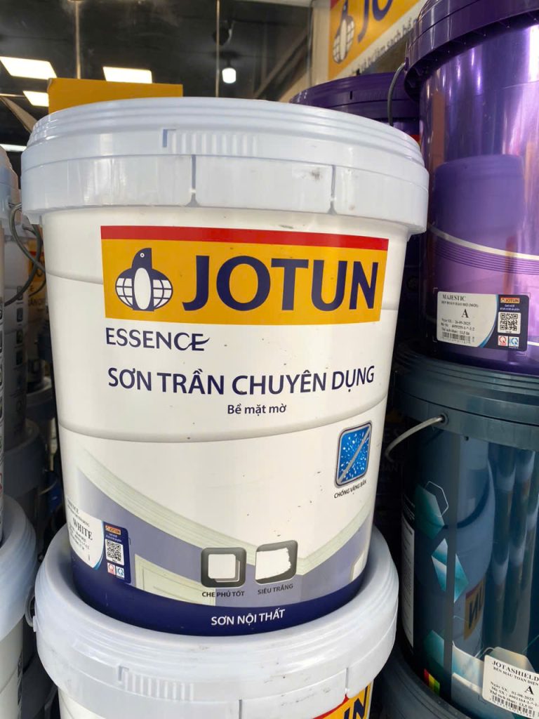 Hình ảnh thực tế -Sơn Nội Thất Jotun Essence Trắng Trần Chuyên Dụng