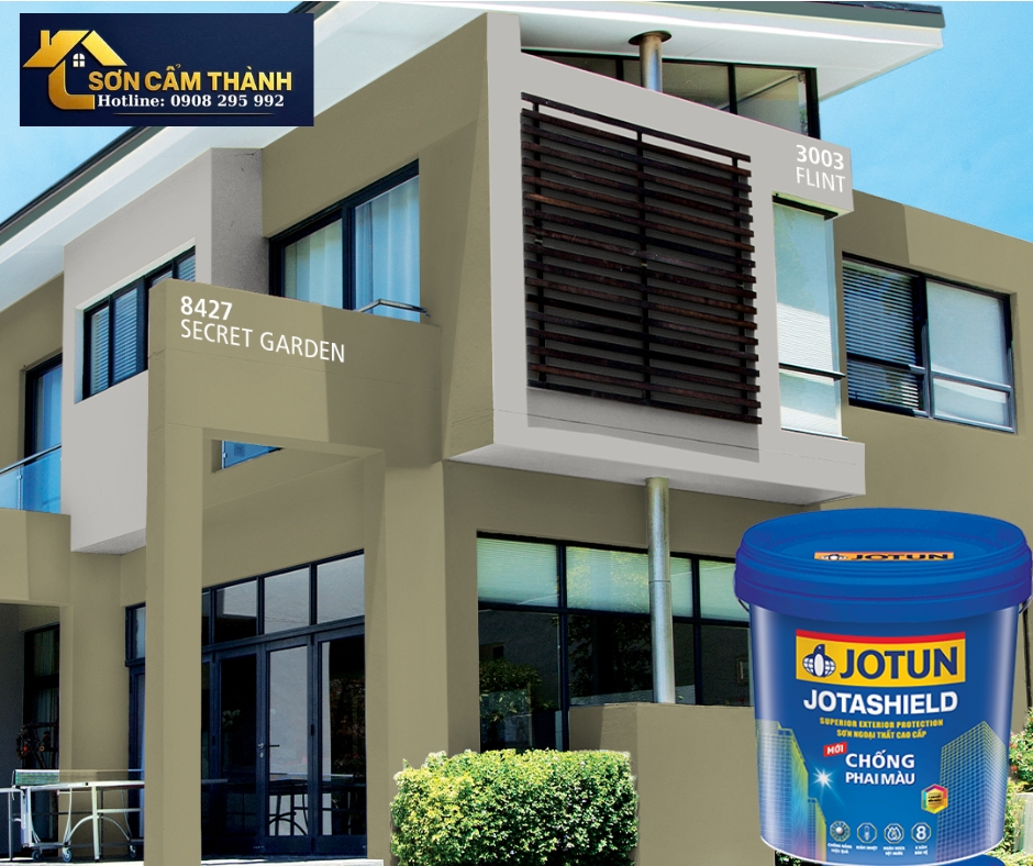Sơn Jotun ngoại thất Jotashield Chống Phai Màu-15L