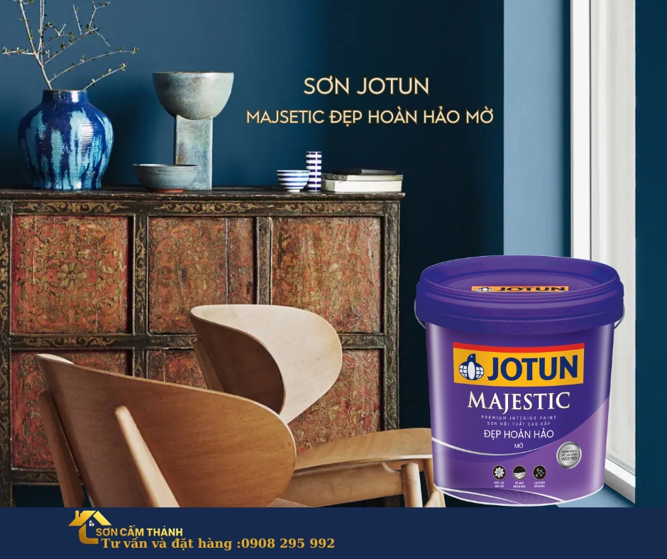 Sơn nội thất Jotun Majestic Đẹp Hoàn Hảo Mờ