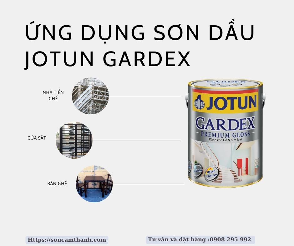 Ứng dụng sơn dầu Jotun Gardex