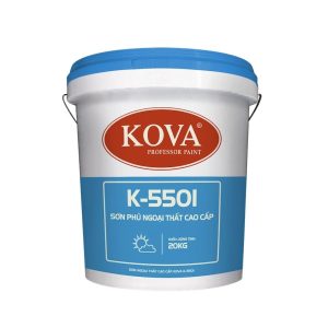 Sơn ngoại thất cao cấp KOVA K-5501 Plus (Bóng Mờ )-16L