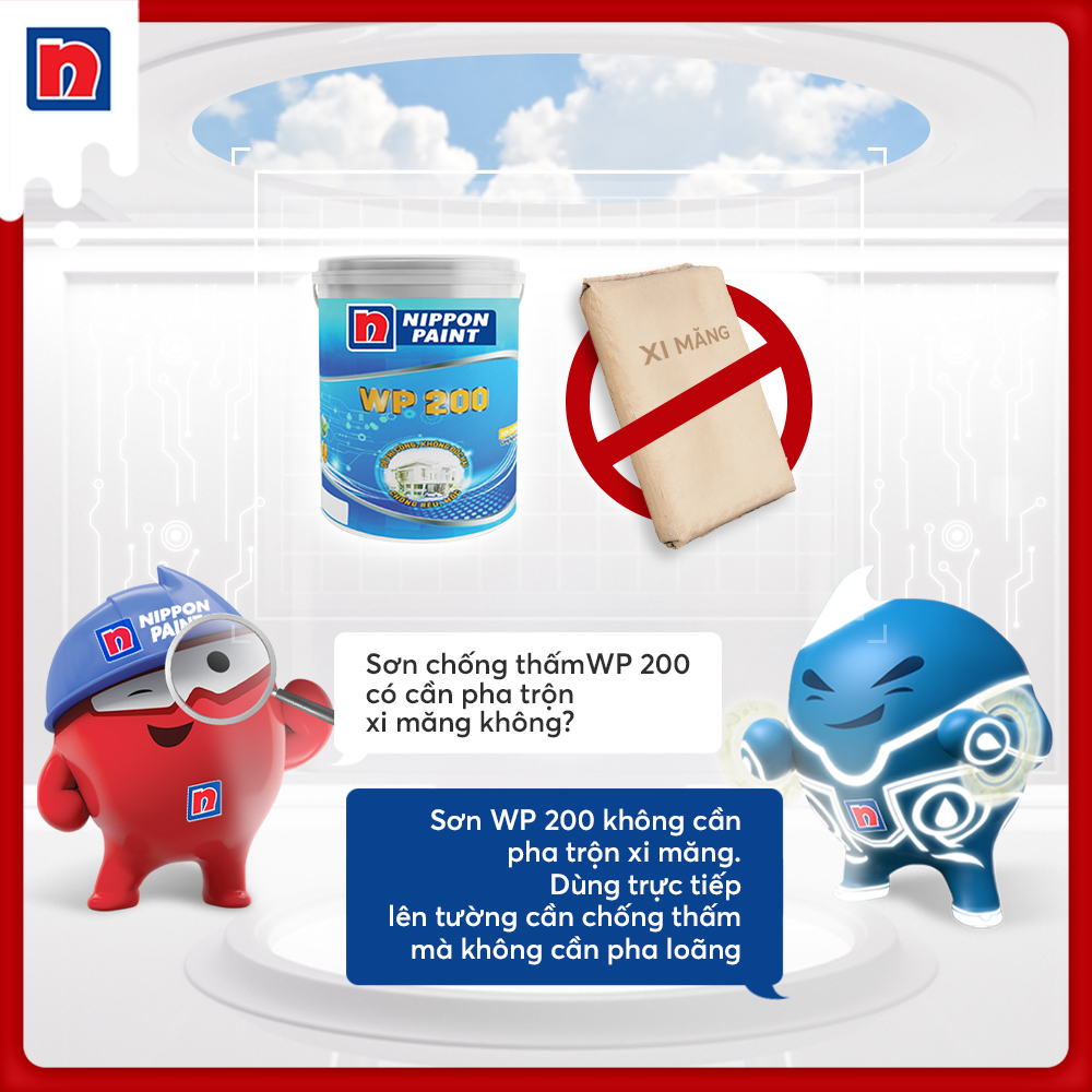Sơn Chống Thấm Nippon WP 200