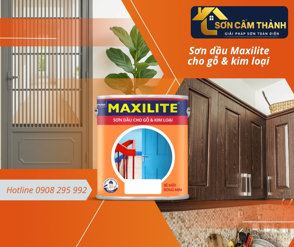 SƠN DẦU MAXILITE CHO GỖ & KIM LOẠI