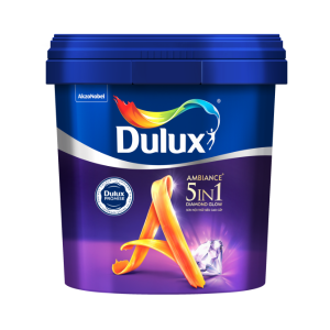Sơn nội thất Dulux Ambiance 5in1 Diamond Glow Siêu Bóng 66AB-15L