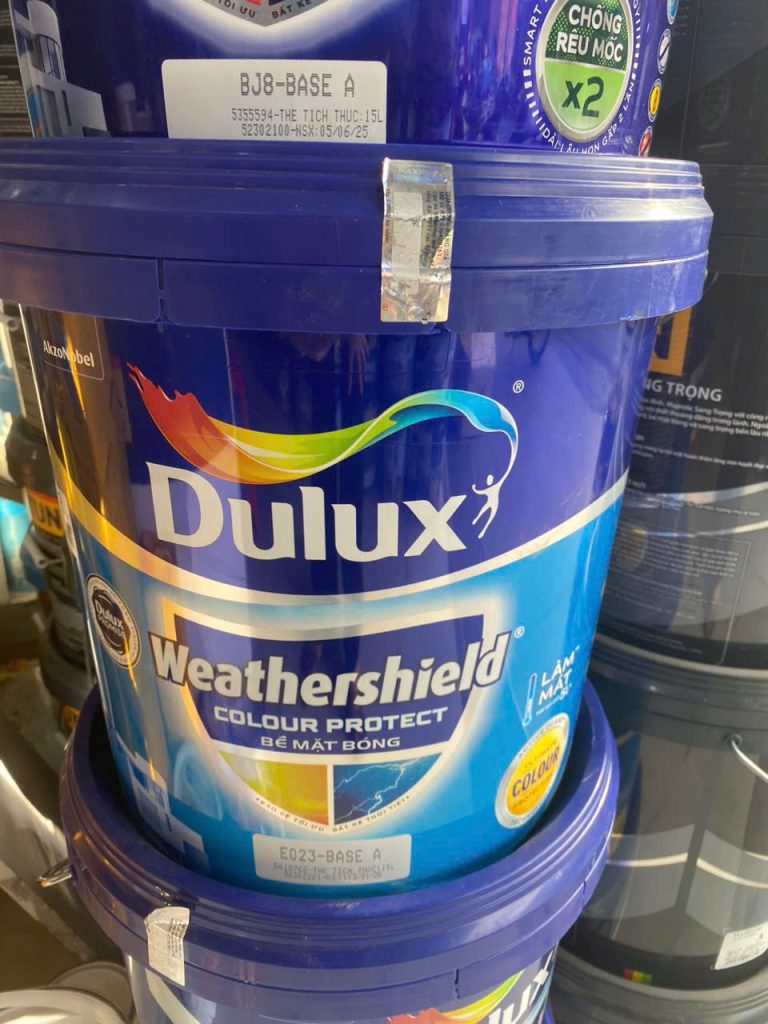 Sơn Ngoại thất Dulux Weathershield Colour Protect Bề Mặt Bóng E023-15L