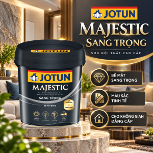 Sơn nội thất Jotun Majestic Bóng Sang Trọng -15l
