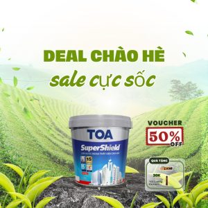 Sơn nước ngoại thất siêu cao cấp Toa SuperShield-15L (Siêu bóng)