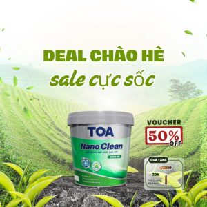 Sơn Nội Thất Toa Nanoclean -15L ( SƠN CAO CẤP)
