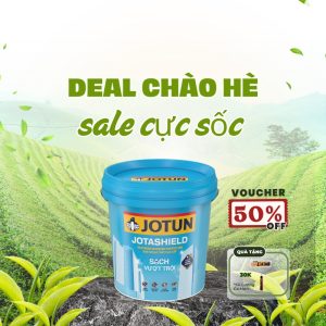 Sơn Jotun ngoại thất Jotashield Sạch Vượt Trội-15L
