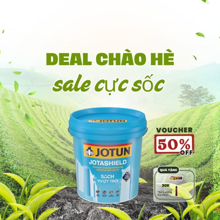 Sơn Jotun ngoại thất Jotashield Sạch Vượt Trội-15L