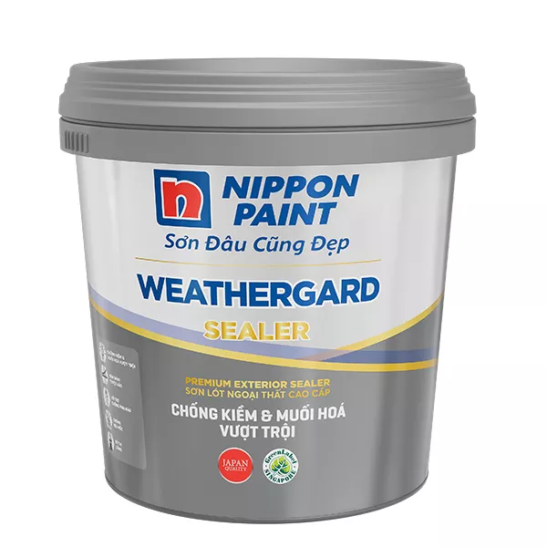 Sơn Lót Chống Kiềm Ngoại Thất Nippon WeatherGard Sealer-18L