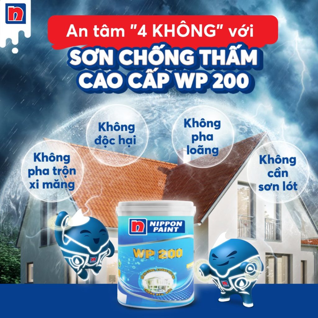 Sơn Chống Thấm Nippon WP 200
