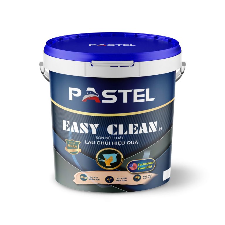 SƠN NỘI THẤT DỄ LAU CHÙI - PASTEL EASY CLEAN LAU CHÙI HIỆU QUẢ