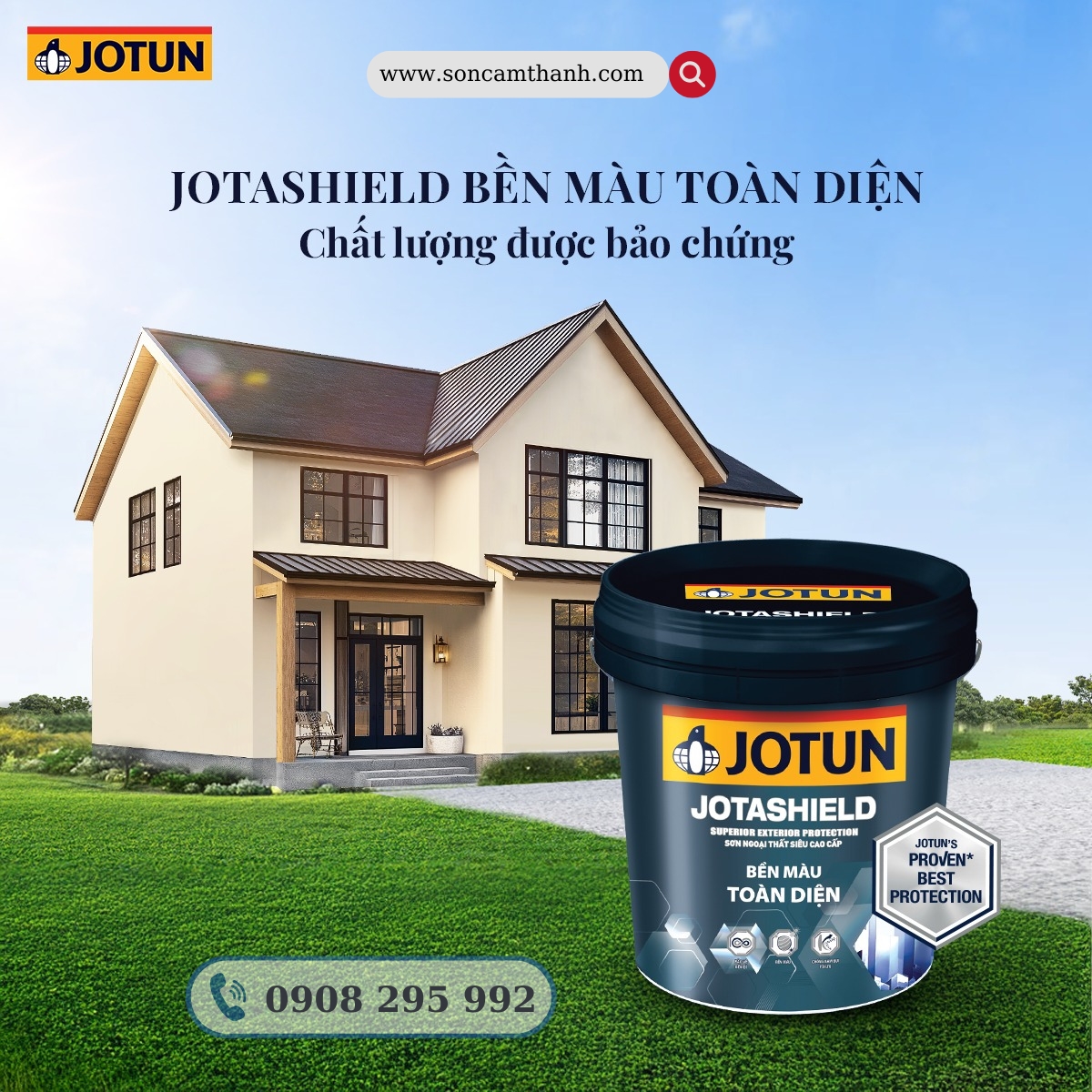 Sơn Jotun Jotashield Bền Màu Toàn Diện