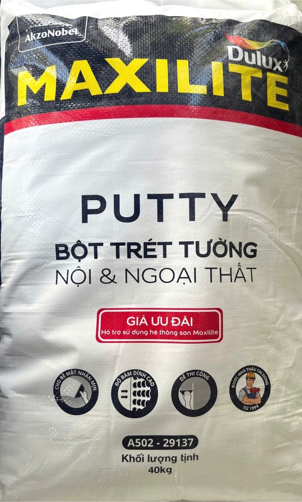 BỘT TRÉT MAXILITE NỘI & NGOẠI THẤT 40kg