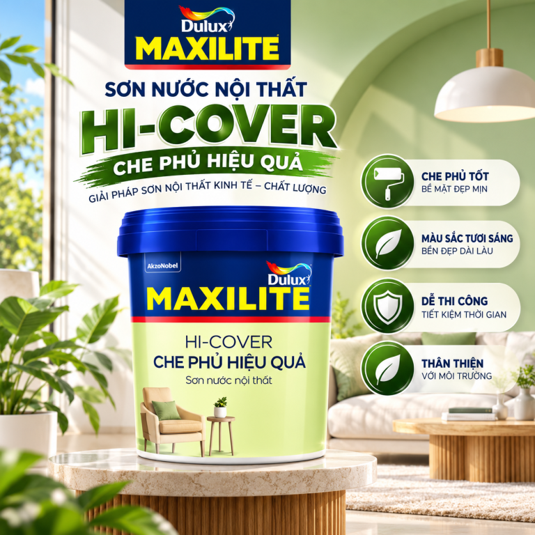 Sơn Maxilite Nội Thất Hi-Cover 15L