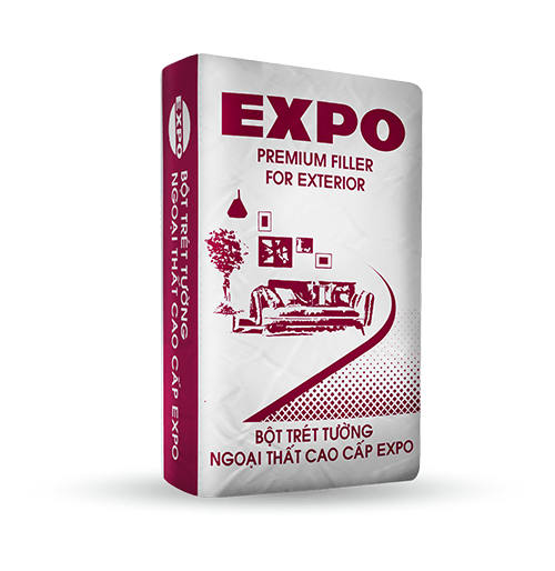 Bột Trét Tường Ngoại Thất Cao Cấp Expo - 40kg - Siêu thị sơn miền Nam Bột Trét Tường Ngoại Thất Cao Cấp Expo - 40kg - Siêu thị sơn miền Nam