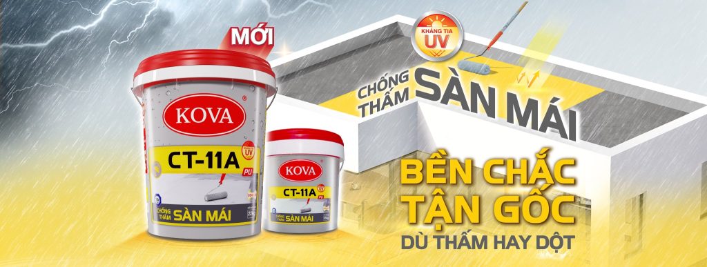 CHỐNG THẤM KOVA CT-11A PU SÀN MÁI