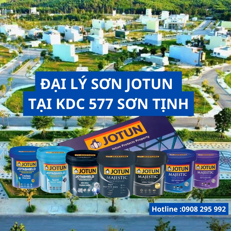 Đại lý sơn Jotun chính hãng khu dân cư 577 Sơn Tịnh Quảng Ngãi