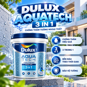 Chống thấm Dulux AquatechTM 3in1-20Kg (Lăn trực tiếp)