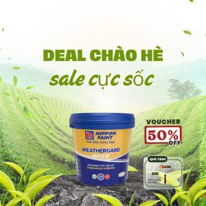 SƠN NGOẠI THẤT NIPPON WEATHERGARD HITEX- 15L