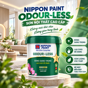 Sơn Nippon Nội Thất Odour-less Bóng Sang Trọng-15L