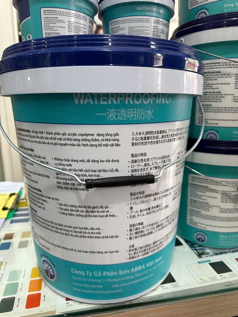 KEO CHỐNG THẤM TRONG SUỐT SAWA-17KG