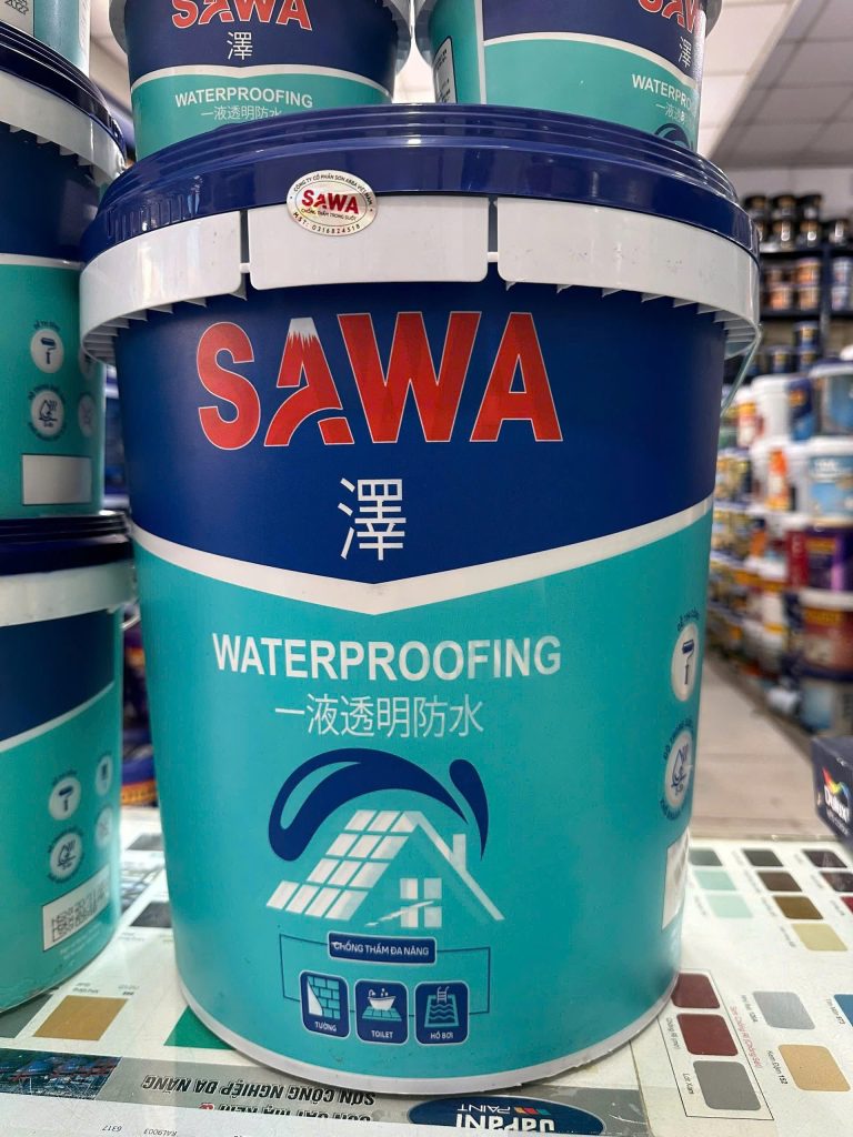 KEO CHỐNG THẤM TRONG SUỐT SAWA-17KG