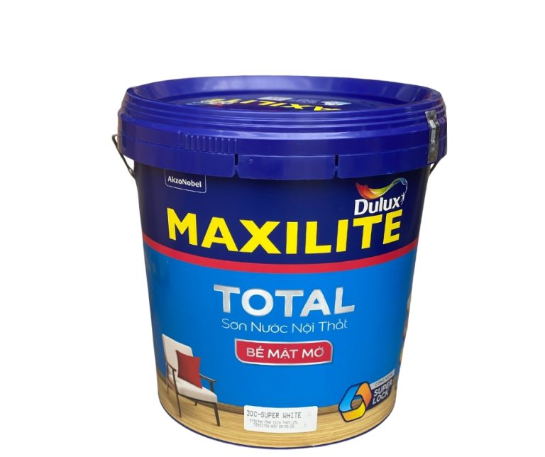 Sơn Nội Thất Maxilite Trắng Chuẩn 30C – 15L (siêu trắng )