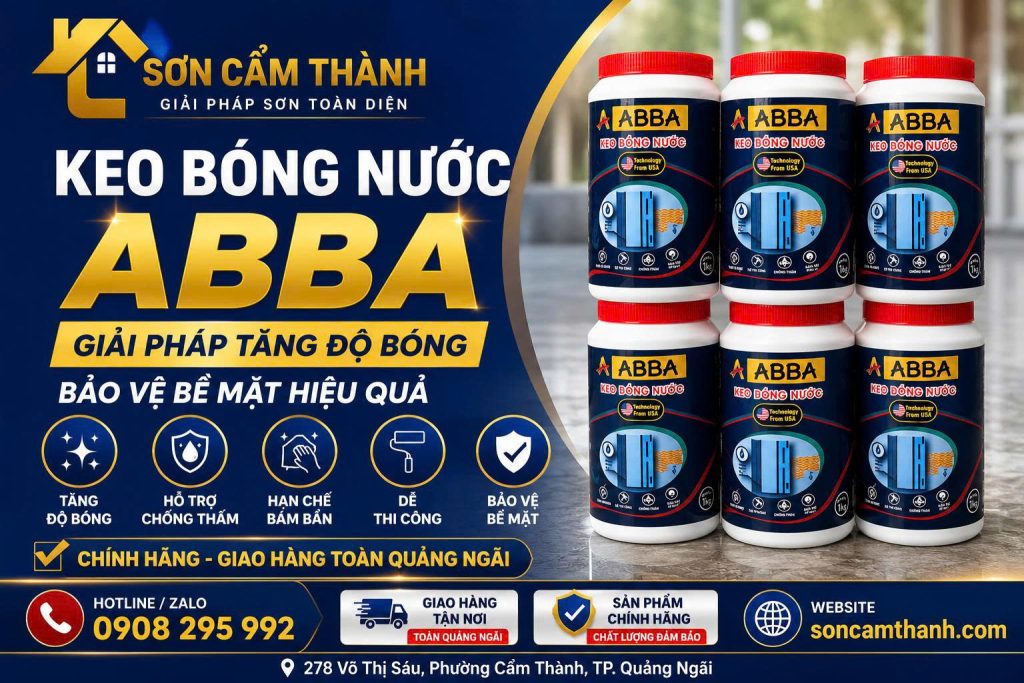 Keo Bóng Nước ABBA Quảng Ngãi – Giải Pháp Tăng Độ Bóng, Bảo Vệ Bề Mặt Hiệu Quả